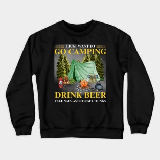 Camping Crewneck Sweatshirt